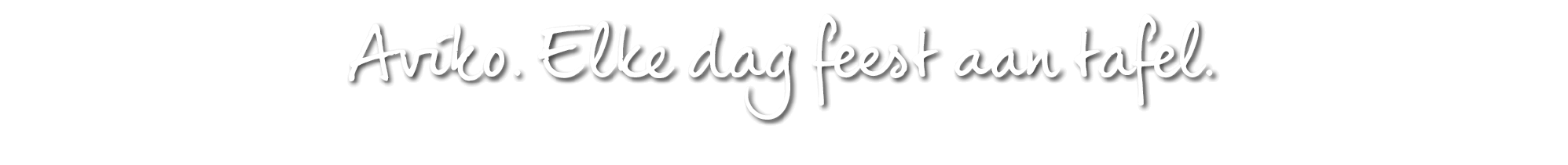 Elke dag een feest aan tafel